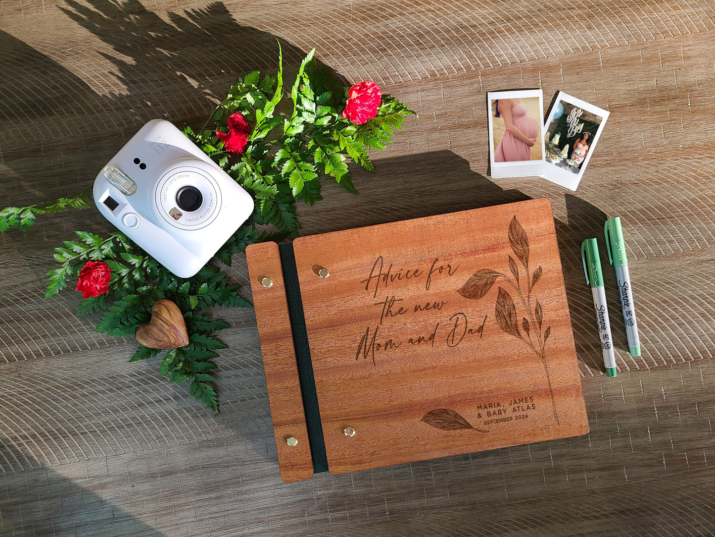 Advice for the New Mom and Dad Baby Shower Book