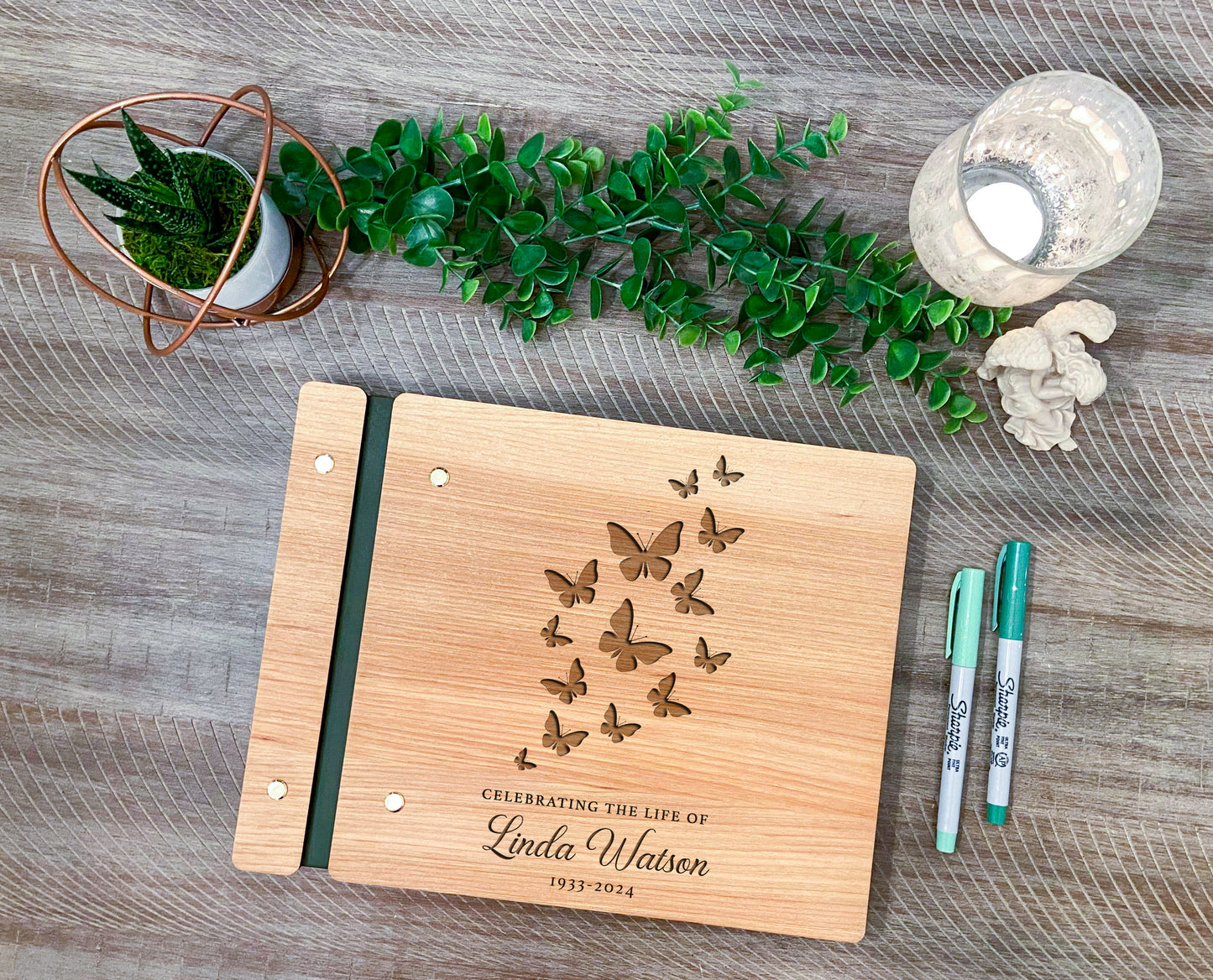 Butterfly Memorial Book, Celebrating the Life Of