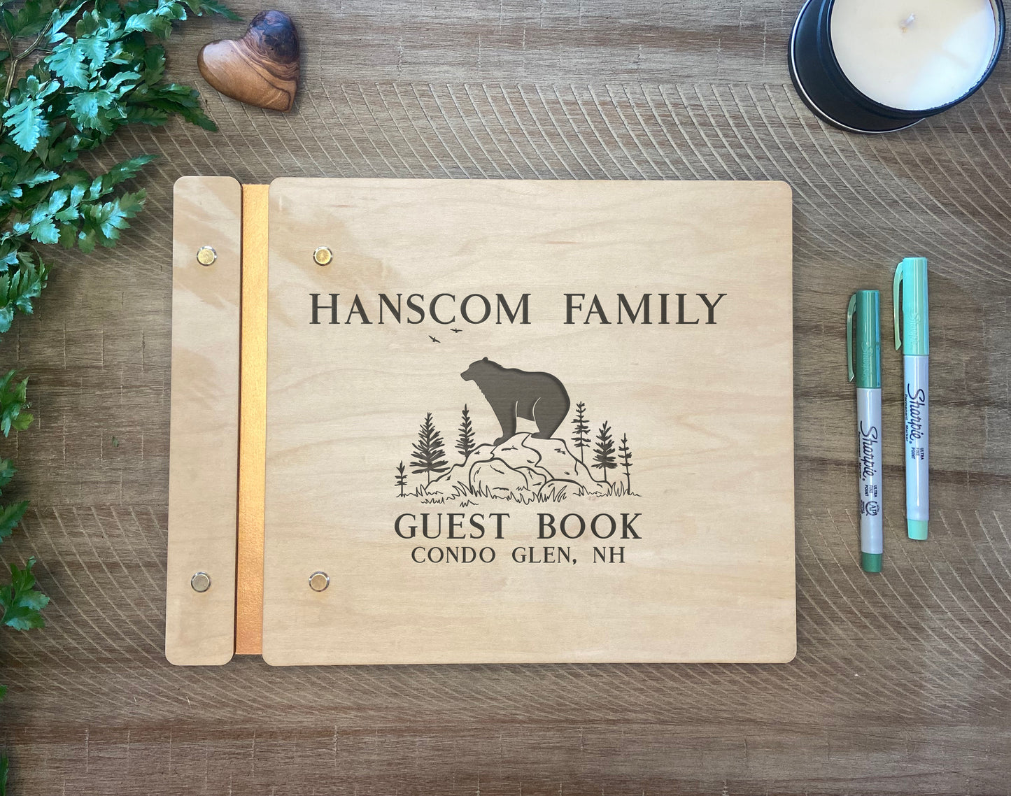 Bear Mountain Lodge Rental Guest Book
