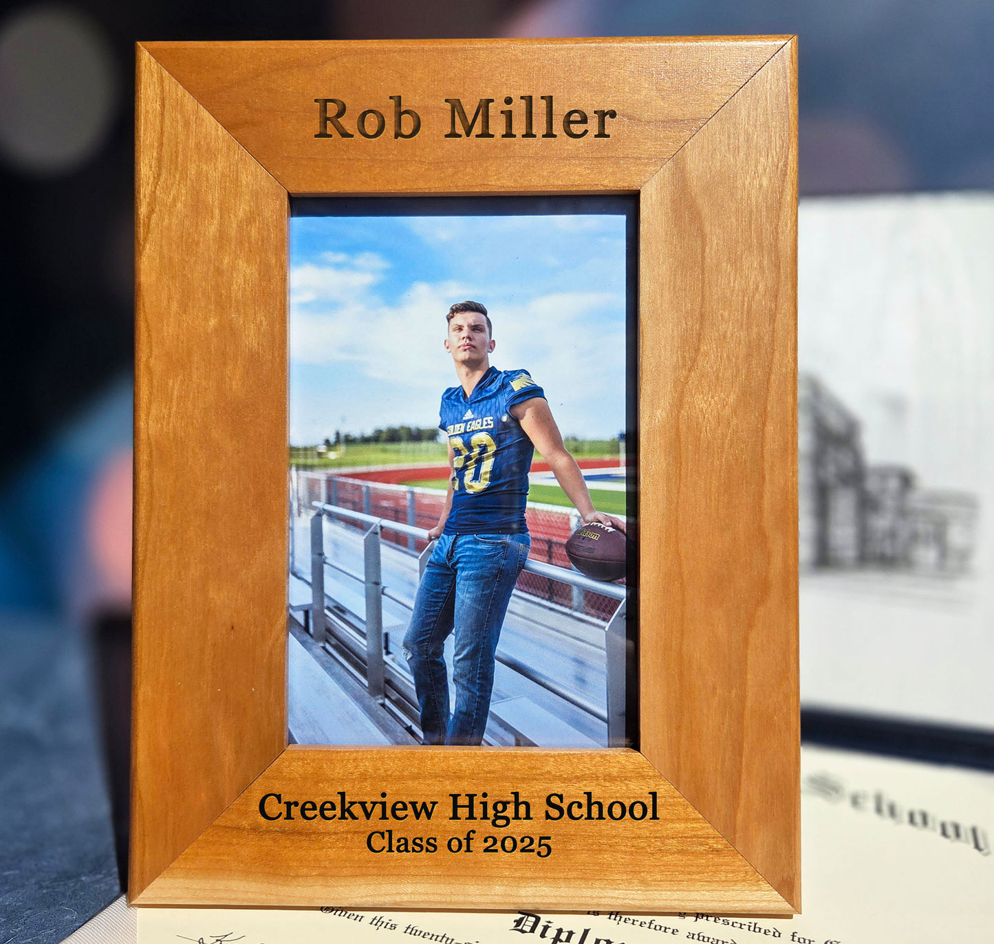 Graduation Custom Personalized Photo Frame for Graduate - Engraved Picture Frame Graduate Gift, High School Graduation, College Graduation