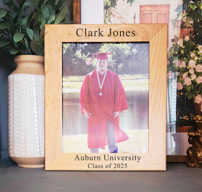 Graduation Custom Personalized Photo Frame for Graduate - Engraved Picture Frame Graduate Gift, High School Graduation, College Graduation