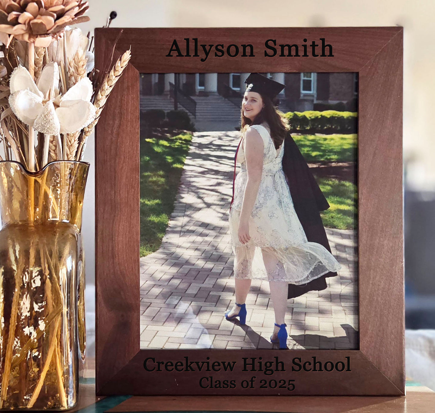 Graduation Custom Personalized Photo Frame for Graduate - Engraved Picture Frame Graduate Gift, High School Graduation, College Graduation