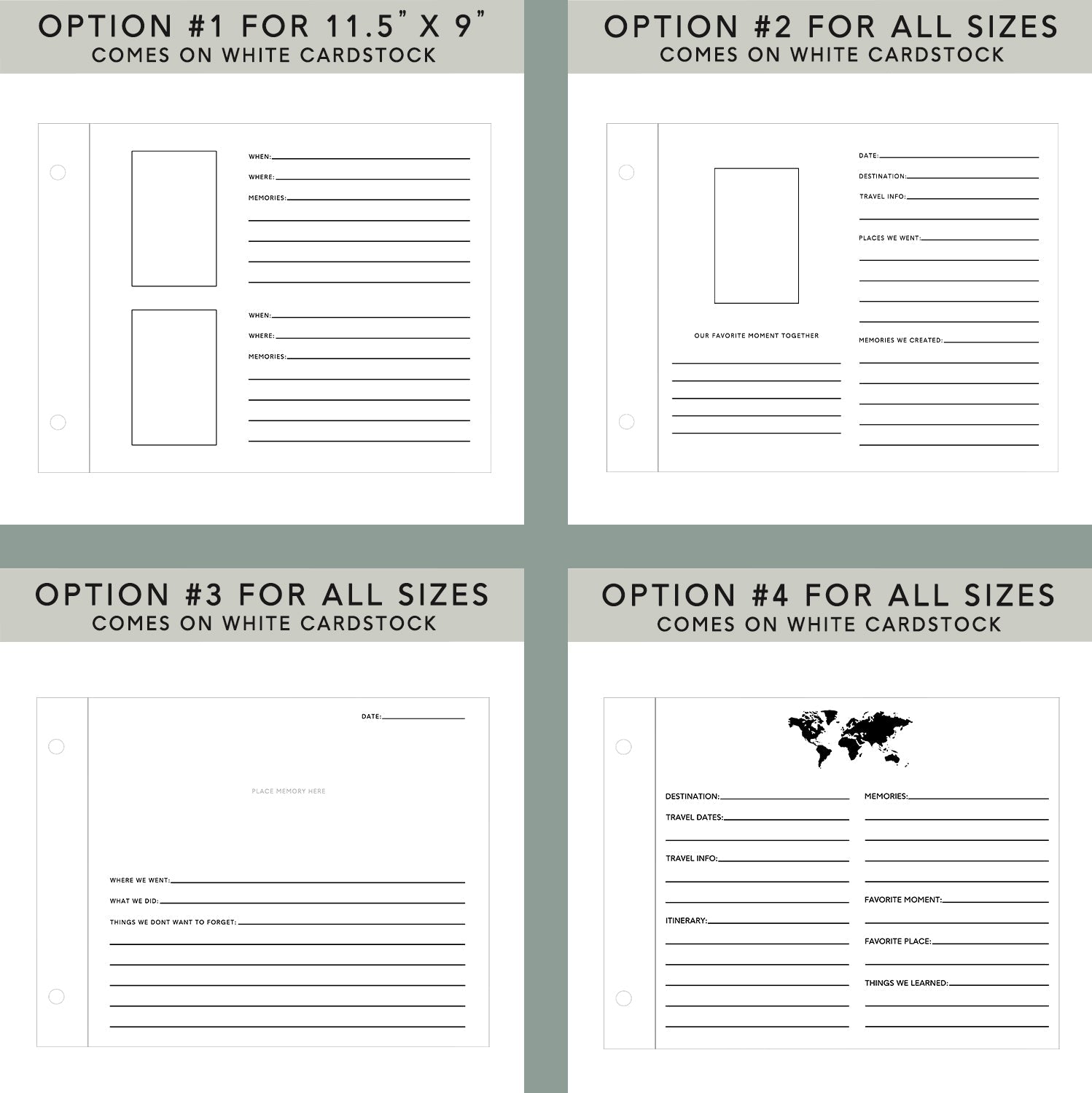 Adventures with You World Map Travel Book - Dragon Forged Studios