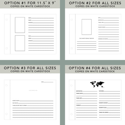 Adventures with You World Map Travel Book - Dragon Forged Studios