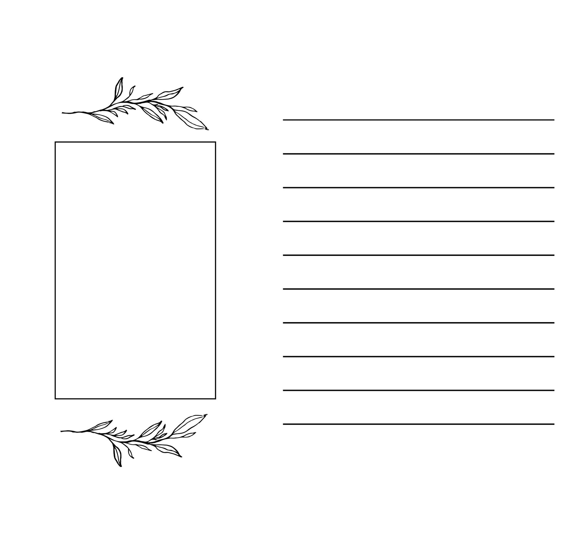 Printed Paper on White Cardstock - Dragon Forged Studios