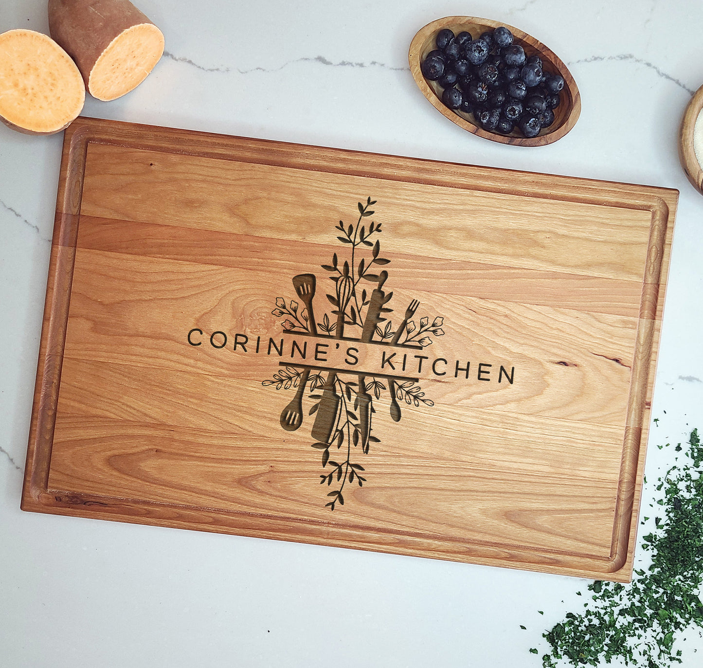 Custom Cutting Board for Chef, Cook, Baker - Dragon Forged Studios