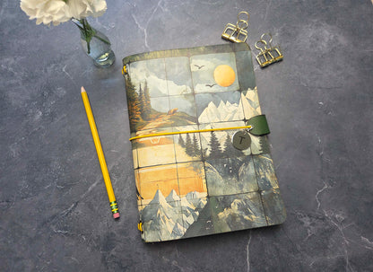 Leather Traveler's Notebook - Eagle Valley - A5, Standard, Pocket Field Note
