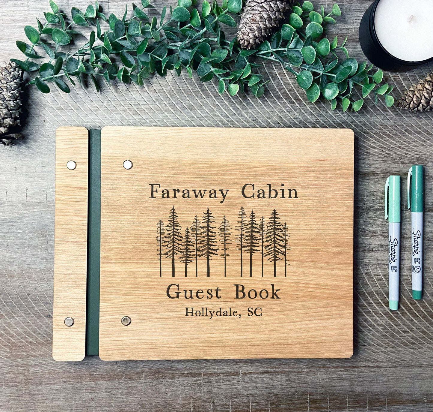 Guest Book for Vacation Rental Cabin Mountain Lodge - Dragon Forged Studios