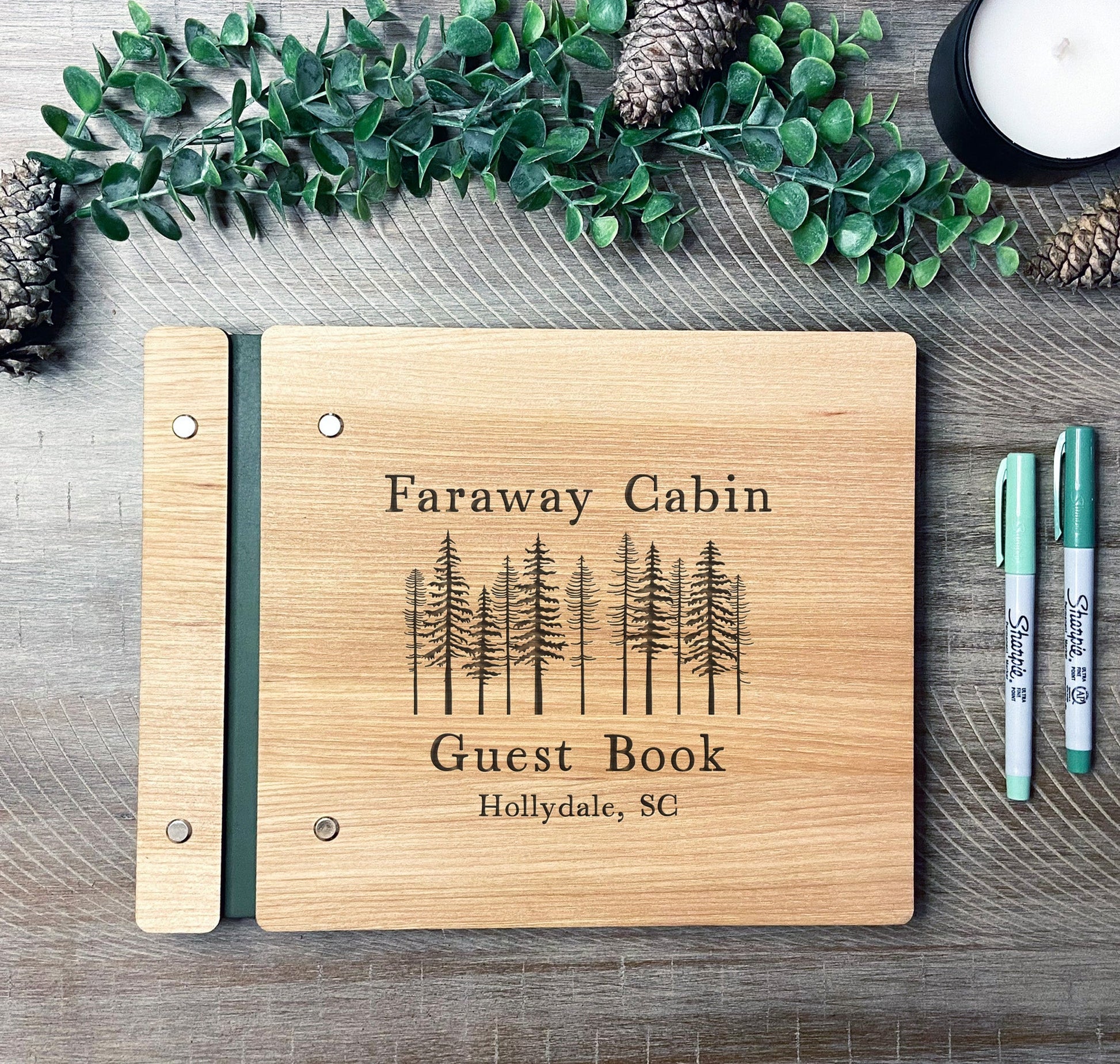 Guest Book for Vacation Rental Cabin Mountain Lodge - Dragon Forged Studios
