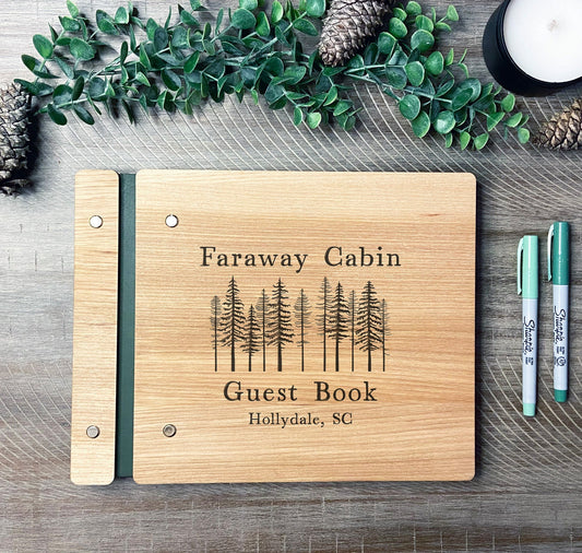Guest Book for Vacation Rental Cabin Mountain Lodge - Dragon Forged Studios