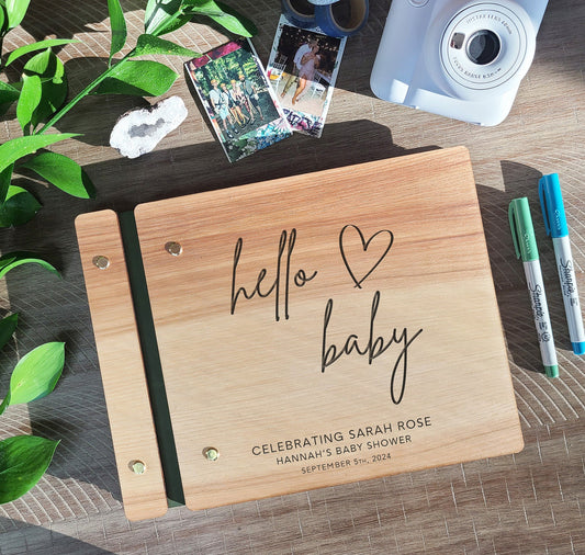 Hello Baby Shower Book for New Parents - Dragon Forged Studios
