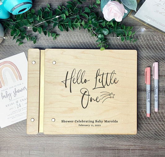 Hello Little One Baby Shower Book - Dragon Forged Studios