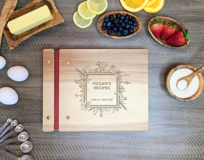 Custom Family Recipe Book, Made with Love