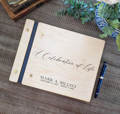 A Celebration of Life Memorial Book - Dragon Forged Studios