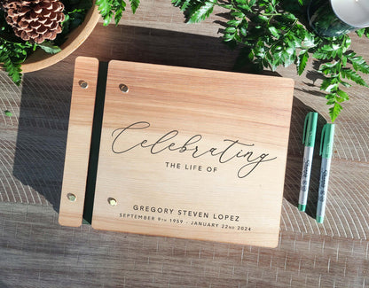 Celebrating the Life of Memorial Funeral Book