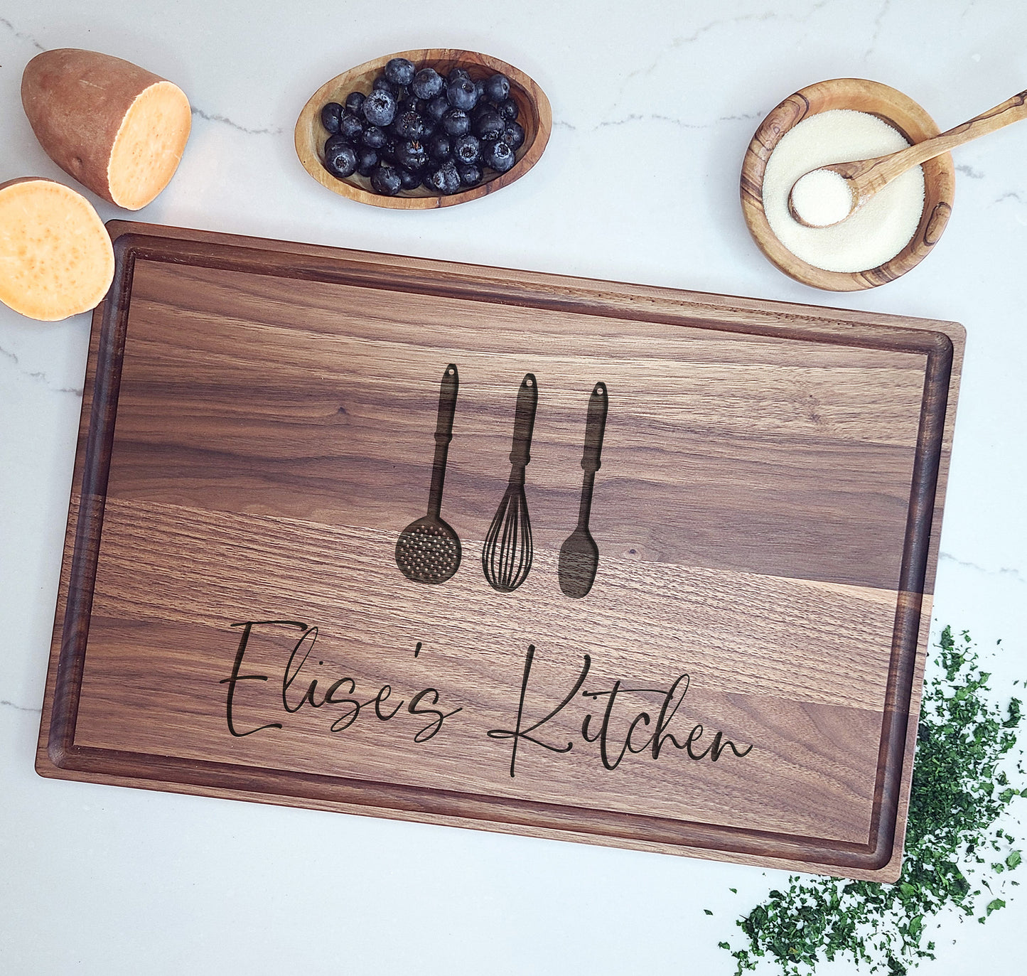 Cutting Board for Chef, Gift for Cook, Baker - Dragon Forged Studios