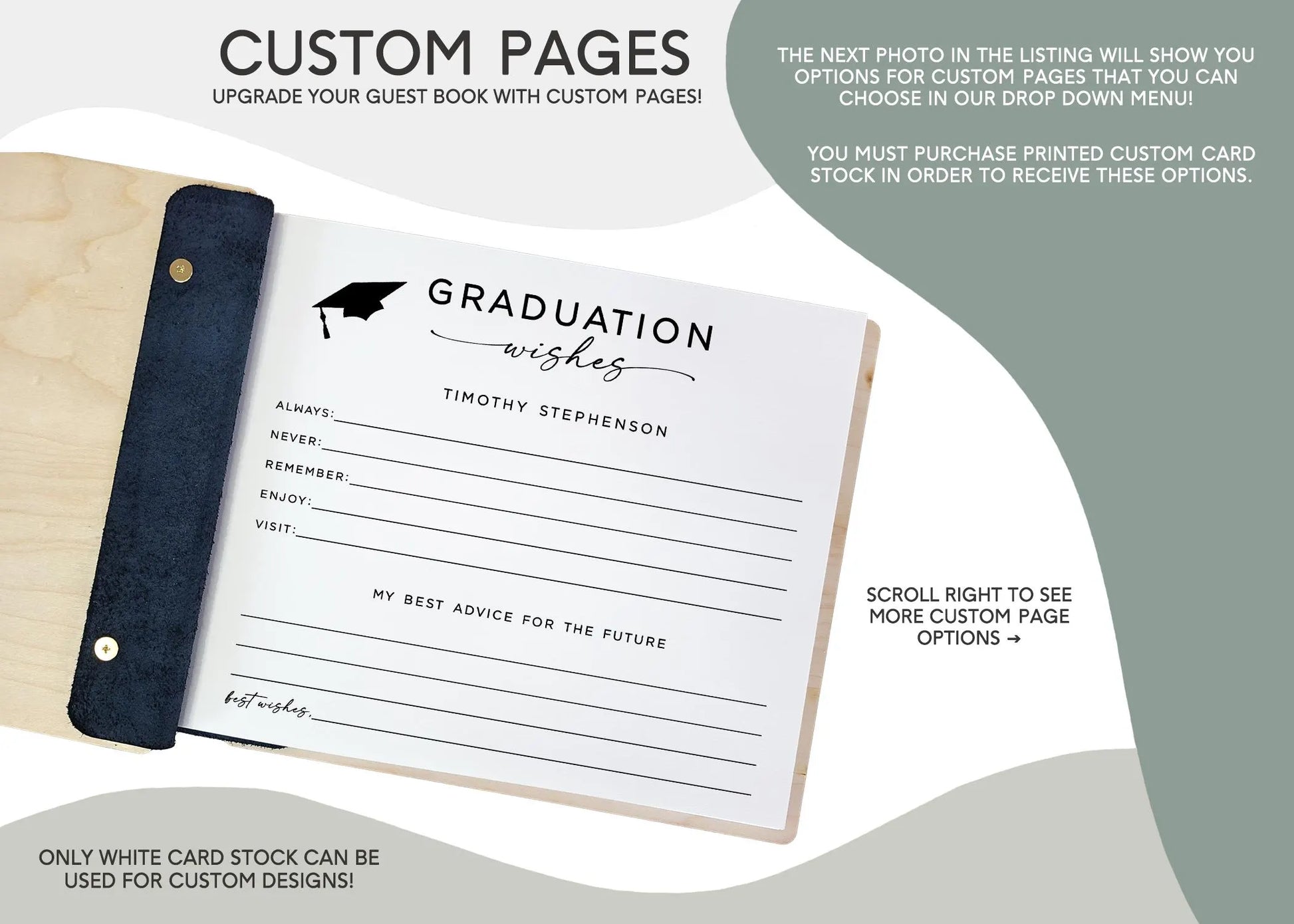 2025 Custom Graduation Guest Book With Photo Option - Custom College H – Dragon Forged Studios 2025-custom-graduation-guest-book-with-photo-option-custom-college-h-dragon-forged-studios