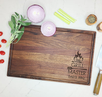 Cutting Board Gift for BBQ Lover, GrillMaster - Dragon Forged Studios
