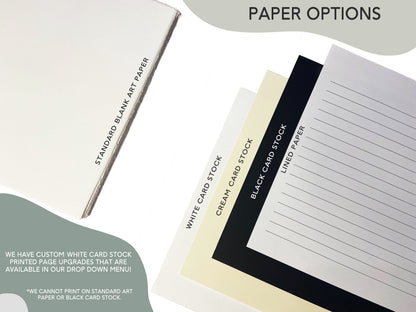 Paper refill for large guest book