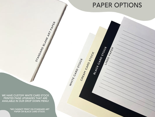 Paper refill for large guest book