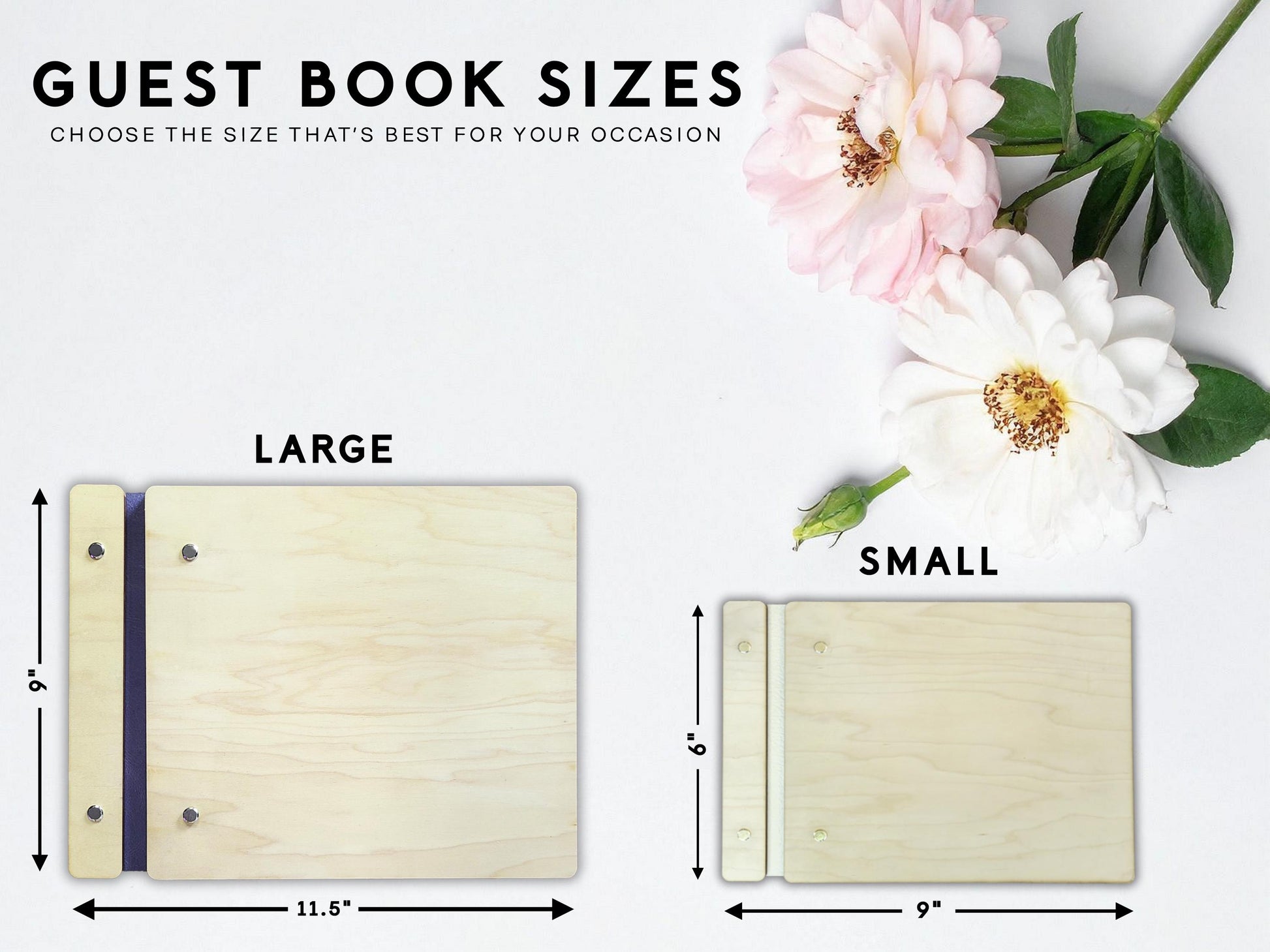 Mountain wedding guest book interior pages hardwood cover national park outdoor ceremony
