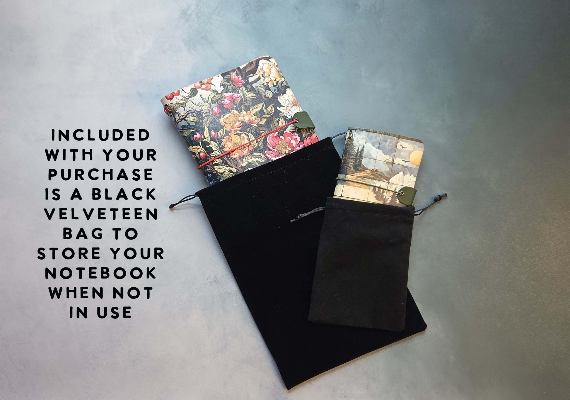 Blue Mountains leather traveler's notebook cover
