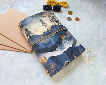 Blue Mountains leather traveler's notebook cover
