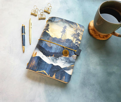 Blue Mountains leather traveler's notebook cover