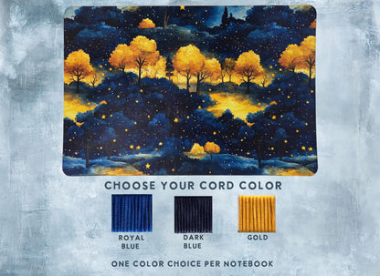 Autumn Forest leather traveler's notebook cover
