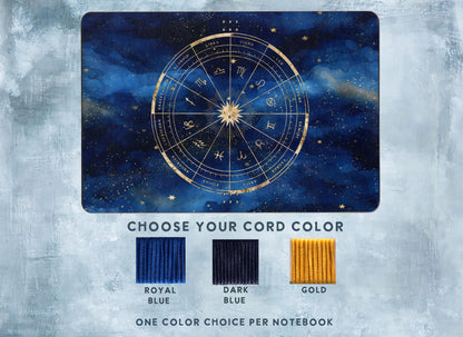 Zodiac leather traveler's notebook cover