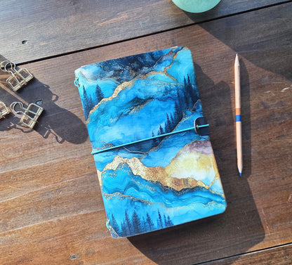 Agate Forest leather traveler's notebook cover – photo 16