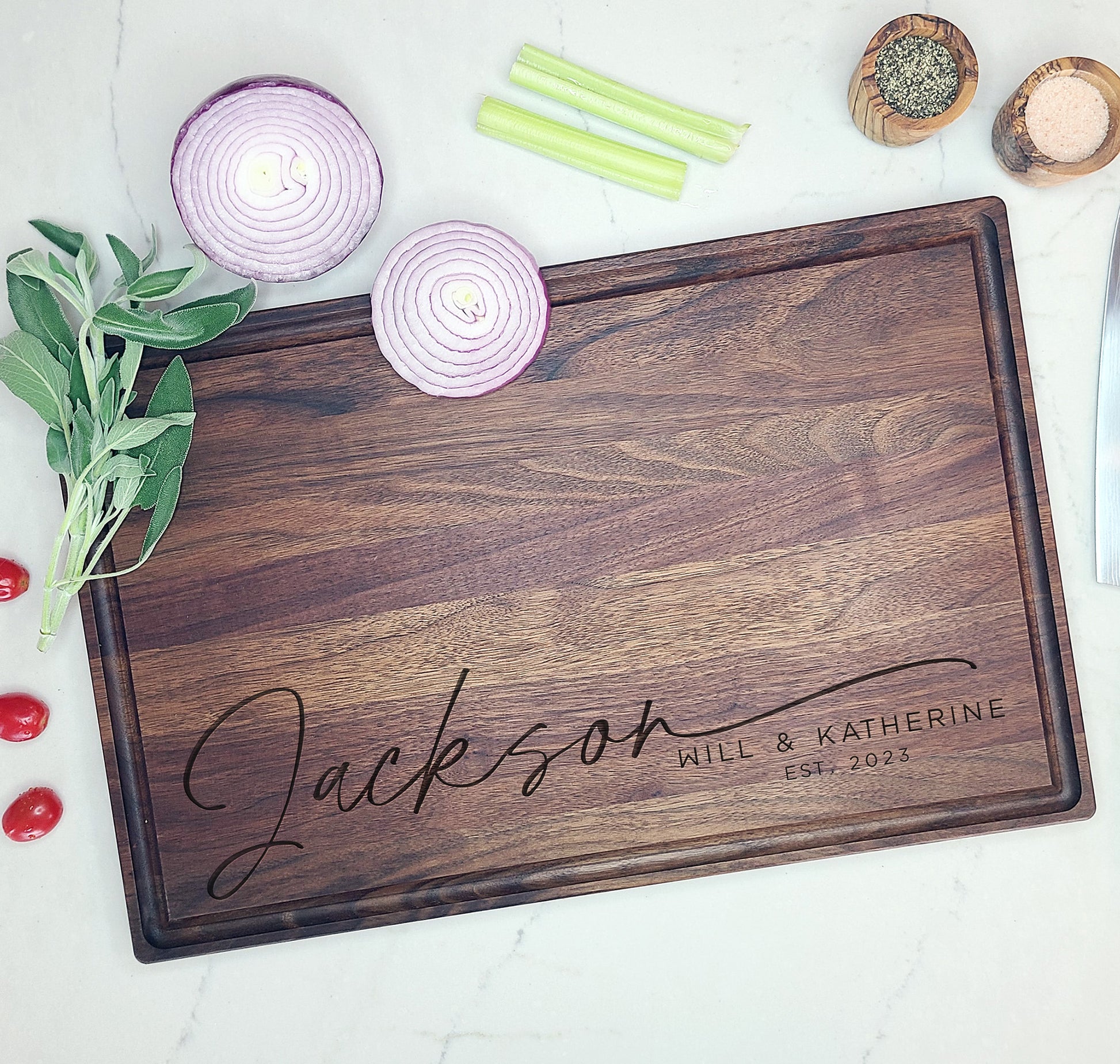 Personalized Cutting Board, Jackson - Dragon Forged Studios
