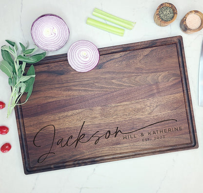 Personalized Cutting Board, Jackson - Dragon Forged Studios