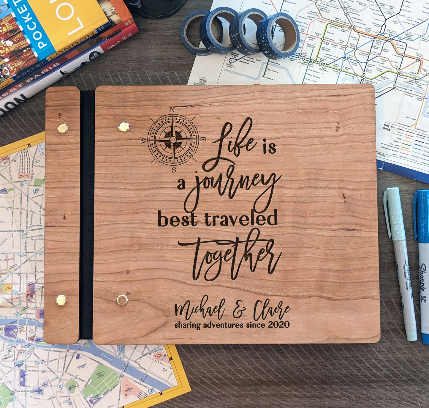 Life is a Journey Adventure Travel Book - Dragon Forged Studios