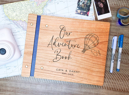 Our Adventure Book Travel Journal Hot Air Balloon Photo Album