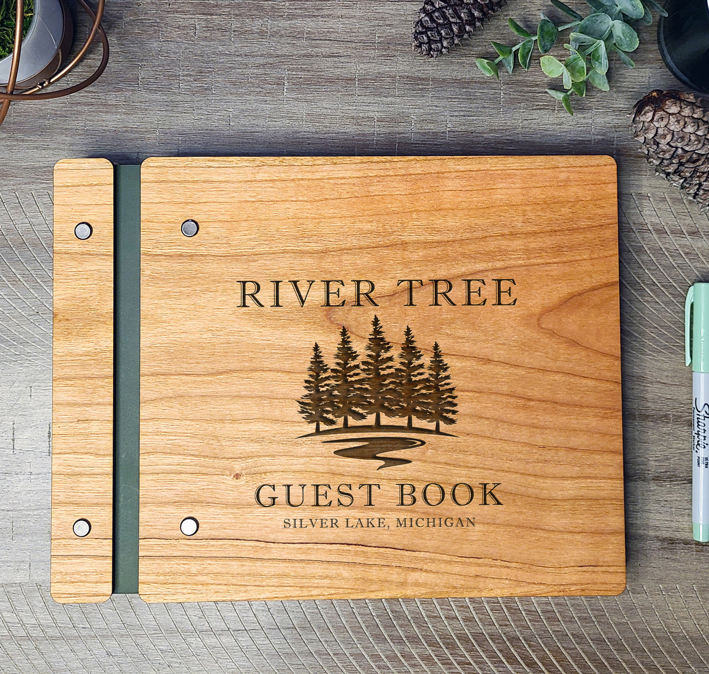 River Tree Rustic Vacation Rental Guest Book
