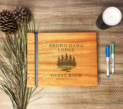 River Tree Rustic Vacation Rental Guest Book