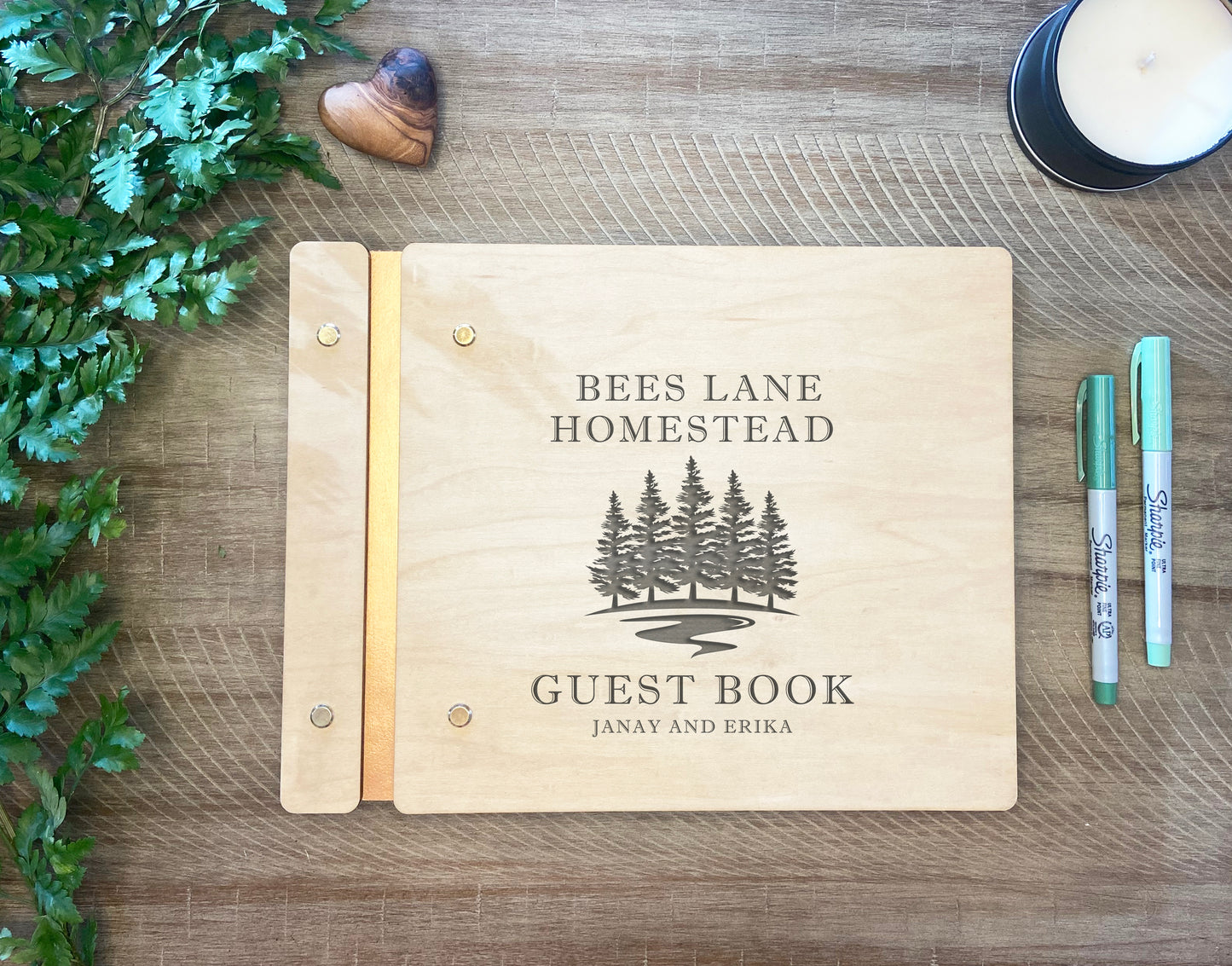 River Tree Rustic Vacation Rental Guest Book
